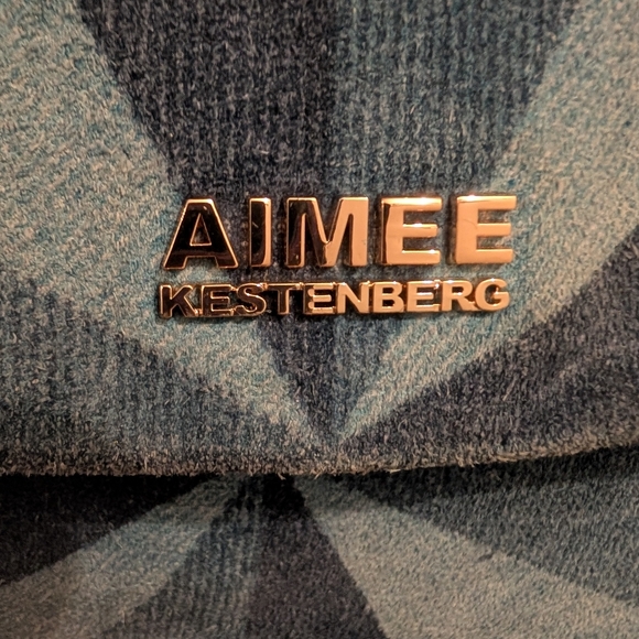 Aimee Kestenberg Blue Geometric Crossbody Bag - Picture 4 of 14